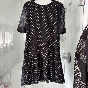 Rebecca Taylor Black Flouncy Dress size 6